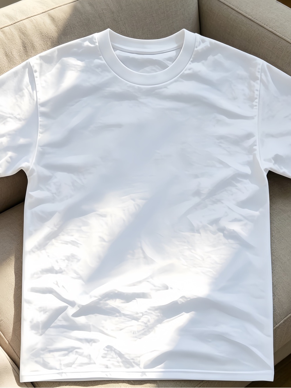 Retro aesthetics, hanging accessories,retro lifestyle, white universal T-shirt - Picture 3 of 4
